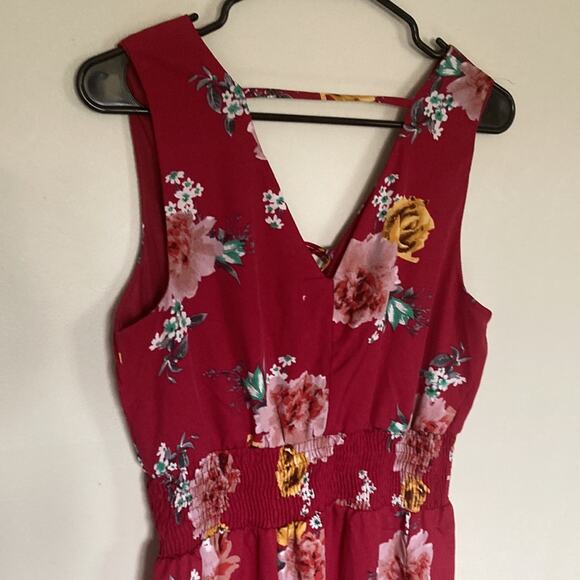 Bailey Blue Floral Sexy Dress Sz Small - Picture 7 of 11